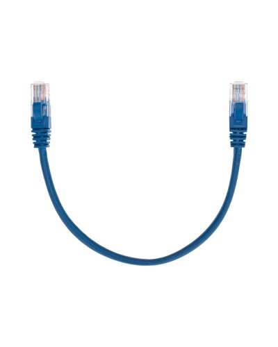 Патч-корд U/UTP, CAT 5e, RJ45-RJ45, 26AWG, LSZH, синий, 0,3м REXANT 02-0104-03 в Королеве Патчкорды (медные) Pintop.ru