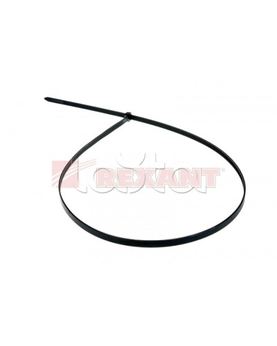 Хомут-стяжка нейлоновый 9х900 мм чёрный (100шт/уп) REXANT 07-0901 в Королеве Стяжки-хомуты Pintop.ru