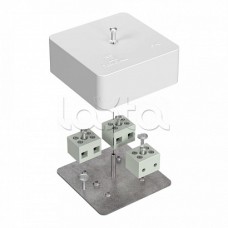 Коробка огнестойкая для кабель-канала 40-0450-FR6.0-6 Е15-Е60 (латунь) 75х75х30 Промрукав (40-0450-FR6.0-6-Е60)