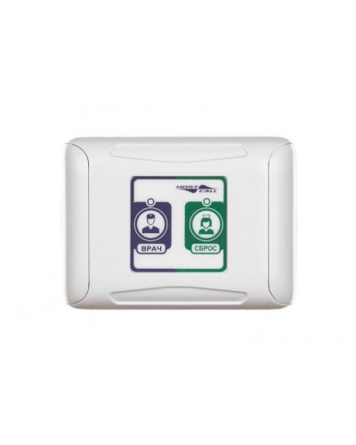 Кнопка присутствия/сброса и вызова врача Hostcall MP-434W2 в Королеве Система оповещения и трансляции Hostcall Pintop.ru