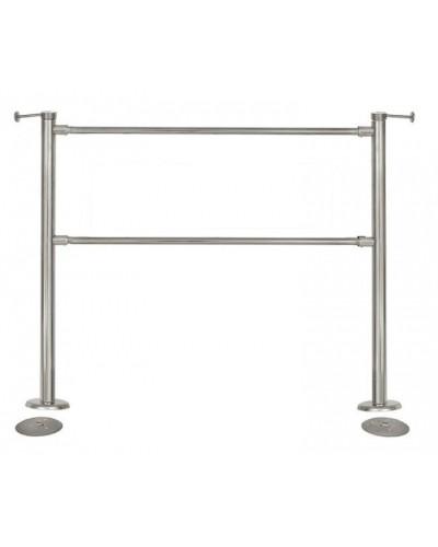 Стойка стационарная Ростов-Дон ОБ1/2-1 у (Хром) в Королеве Ограждения Pintop.ru