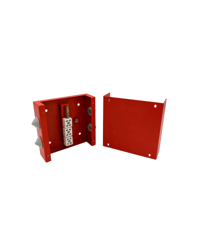 Коробка распределительная огнестойкая КРОПС, IP41, габаритные размеры 200х200х80 мм, для кабелей сечением до 2,5 мм2, 12 клемм КМ-Профиль (FRJB-KM-ST3-2.5-12-КРОПС-IP41) в Королеве Распределительные коробки Pintop.ru