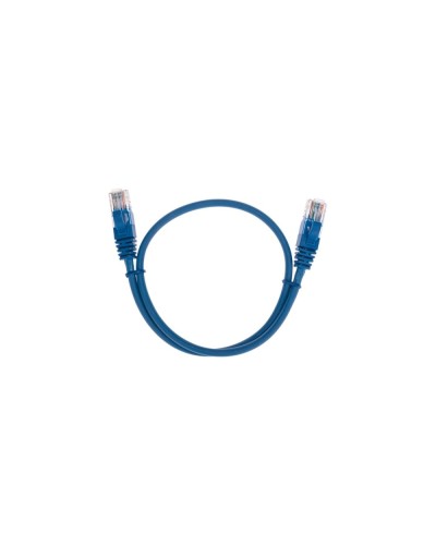 Патч-корд U/UTP, CAT 5e, RJ45-RJ45, 26AWG, LSZH, синий, 0,5м REXANT 02-0104-05 в Королеве Патчкорды (медные) Pintop.ru