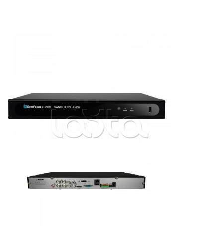 Видеорегистратор 4-канальный EverFocus VANGUARD II 4x2H в Королеве Видеорегистраторы гибридные Pintop.ru