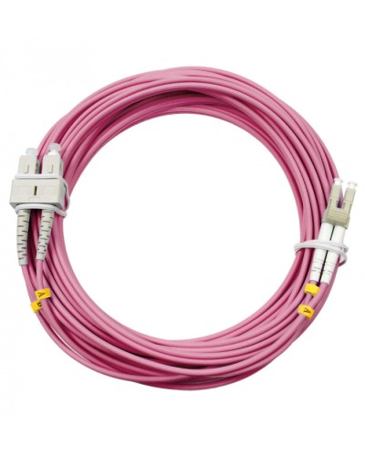 Шнур оптический duplex LC-SC 50/125 mm OM4 20м LSZH Cabeus FOP-50-OM4-LC-SC-20m в Королеве Патч-корды оптические Pintop.ru