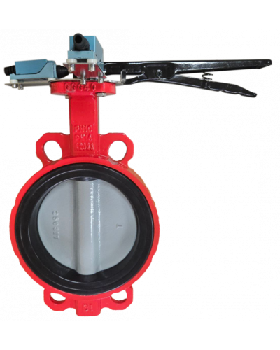 Затвор дисковый межфланцевый Зт150/1.6-УФ.УХЛ4-Аква-Гефест с рукояткой в Королеве Затворы дисковые Pintop.ru