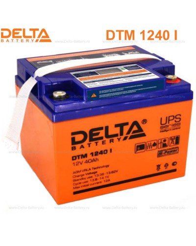 Аккумулятор свинцово-кислотный Delta DTM 1240 I в Королеве Электротехническое оборудование Pintop.ru