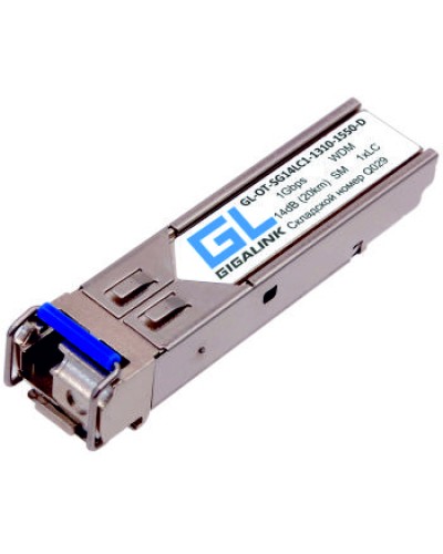 Модуль SFP Gigalink GL-OT-SG14LC1-1550-1310-I-D в Королеве Модули SFP/XFP/GBIC Pintop.ru