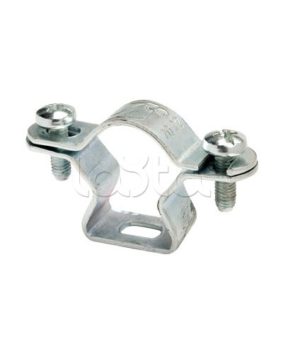 Стальной хомут 25-3/4 мм, оцинкованная сталь DKC 6040-25 в Королеве Крепеж Pintop.ru