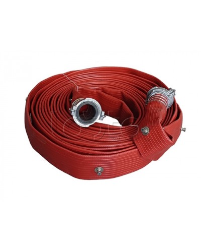 Магнито-Контакт Рукав пожарный перфорированный с дюзами РПМ(Д)-80-1,6-ИМ-УХЛ1 с головками ГР-80 ал, для создания водяных завес в Королеве Пожарные рукава Pintop.ru