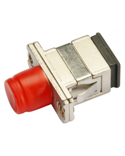 Соединитель проходной SC-FC, SM(для одномодового кабеля), D-тип Cabeus SC-FC-SM в Королеве Проходные адаптеры и розетки оптические Pintop.ru