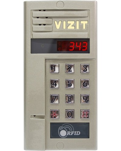 Блок вызова Vizit БВД-343FCPW в Королеве Блоки вызова многоабонентные Pintop.ru
