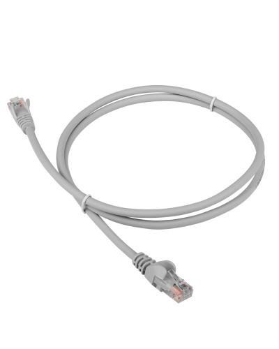 Патч-корд LANMASTER LSZH UTP кат.5e, 0.3 м, серый LANMASTER LAN-PC45/U5E-0.3-GY в Королеве Патчкорды (медные) Pintop.ru