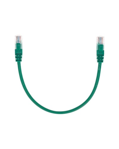 Патч-корд U/UTP, CAT 5e, RJ45-RJ45, 26AWG, LSZH, зеленый, 0,3м REXANT 02-0106-03 в Королеве Патчкорды (медные) Pintop.ru