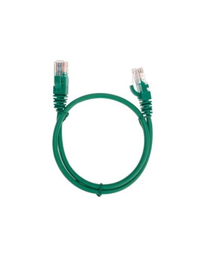 Патч-корд U/UTP, CAT 5e, RJ45-RJ45, 26AWG, LSZH, зеленый, 0,5м REXANT 02-0106-05 в Королеве Патчкорды (медные) Pintop.ru