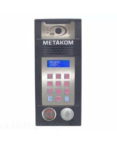 Многоабонентый антивандальный блок вызова со встроенной гибридной видеокамерой Метаком MК2018-MFCGVH в Королеве Блоки вызова многоабонентные Pintop.ru