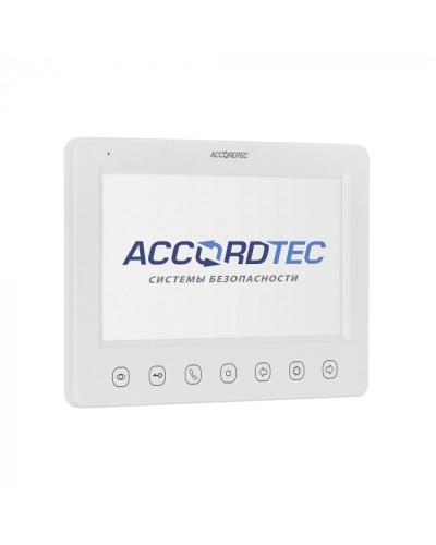 Монитор видеодомофон AccordTec AT-VD 751C/M/SD WH в Королеве Абонентские IP устройства Pintop.ru