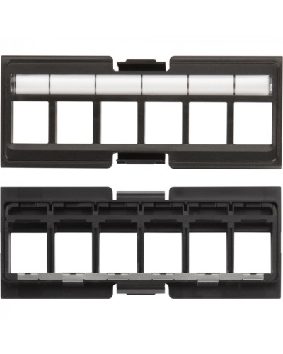 Вставка под кейстоны в модульную панель, экранированная, 6 портов, без шторок LANMASTER LAN-FRM-IN-6OK-SXX в Королеве Коммутационные изделия Pintop.ru