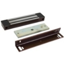 Электромагнитный замок AccordTec ML-400 KB с уголком, цвет коричневый