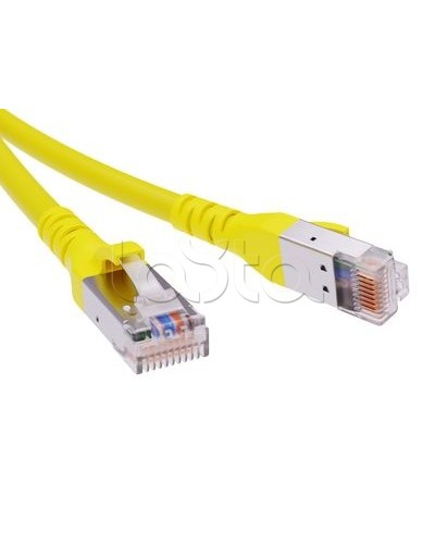 Патч-корд экранированный CAT6A SF/UTP 4х2, LSZH, желтый, 0.5м DKC RN6ASF4505YL в Королеве Патчкорды (медные) Pintop.ru