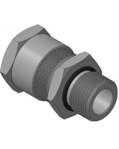 Кабельный ввод с резьбой G1/2 мм для открытой прокладки кабеля с проходным диаметром d=8-12 мм Спектрон КВН-ЕХЕ-12-Н-G1/2 в Королеве Аксессуары для кабель-канала Pintop.ru