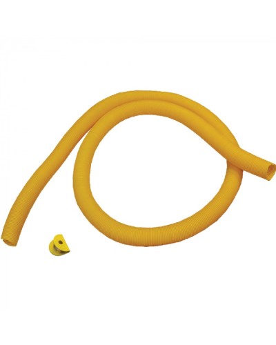 Гофротруба 42 мм для кабельного спуска, с разрезом, 3 метра, желтая LANMASTER (LAN-OT-TUBE-42) в Королеве Аксессуары для лотков Pintop.ru