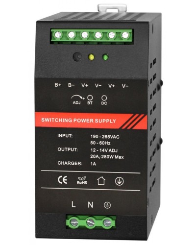 Блок питания Smartec ST-PS120BDU-BK в Королеве Дополнительное оборудование для СКУД Pintop.ru