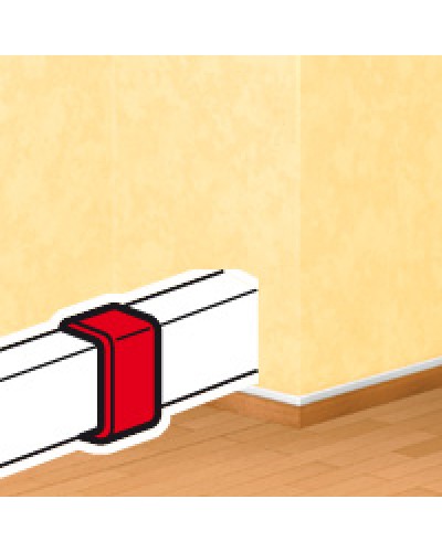 Накладка на стык DLPlus 60х16/20 белый Legrand (033608) в Королеве Аксессуары для кабель-канала Pintop.ru