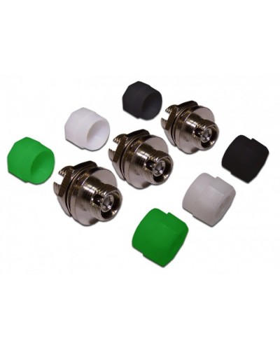 Адаптер оптический SC/APC без фланцев, SM, симплексный LANMASTER LAN-SC/NF-AM-APC в Королеве Коннекторы Pintop.ru