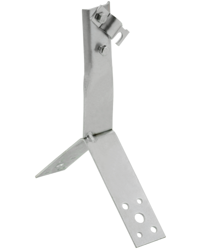 Держатель проводника круглого 6-10мм винтовой для конька h=100мм нержавеющая сталь IEK (ZDP80-20-4-16-100) в Королеве Крепеж Pintop.ru