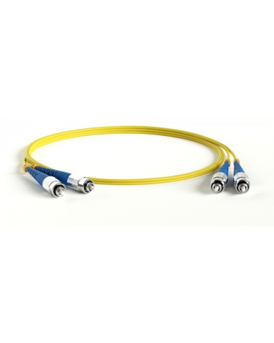 Патч-корд волоконно-оптический Hyperline FC-D2-9-FC/UR-ST/UR-H-1M-LSZH-YL в Королеве Патч-корды оптические Pintop.ru