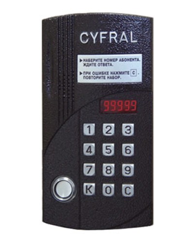 Блок вызова аудиодомофона на 20 абонентов Цифрал CCD-20/TCVС в Королеве Блоки вызова многоабонентные Pintop.ru