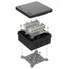 Коробка огнестойкая для о/п двухкомпонентная 60-0303-9005-FR6.0-12 Е15-Е120 100х100х40 Промрукав (60-0303-9005-FR6.0-12)