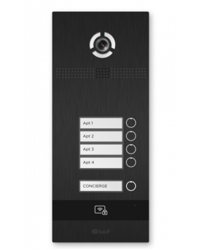 Вызывная панель BAS-IP BI-04FBI BLACK в Королеве Вызывные видеопанели малоабонентные Pintop.ru