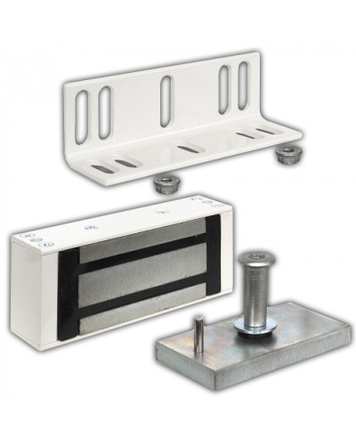 Замок электромагнитный Олевс М1-300 белый в Королеве Электромагнитные замки Pintop.ru