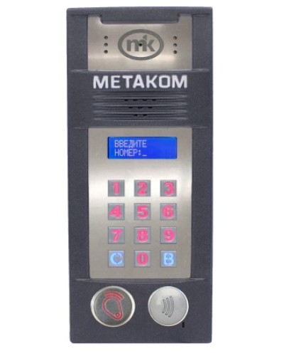 Многоабонентый антивандальный блок вызова со встроенной видеокамерой Метаком MК2018-RFMFСGV в Королеве Блоки вызова многоабонентные Pintop.ru