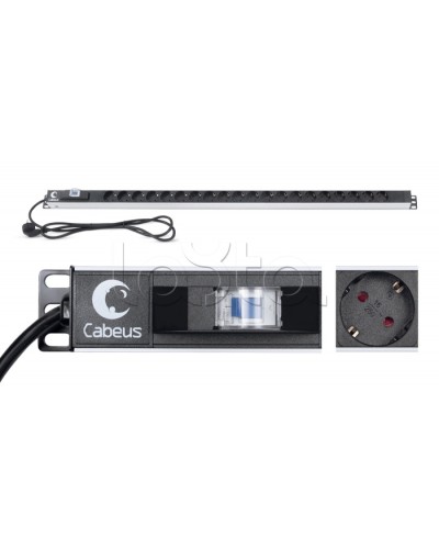 Блок розеток Cabeus PDU-16-20S-B в Королеве Патч-корды и пигтейлы Pintop.ru