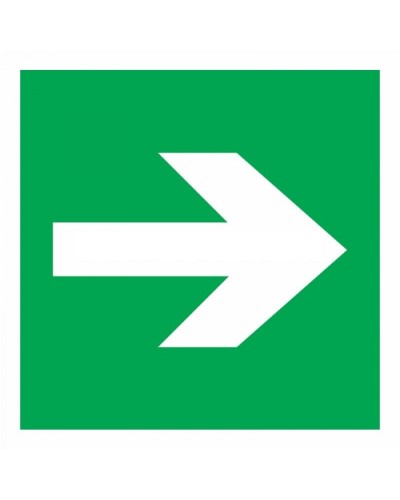 Знак эвакуационный Направляющая стрелка 100x100 (5шт/уп) REXANT 56-0029 в Королеве Дополнительное оборудование для ОПС Pintop.ru