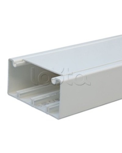 Короб с крышкой 100x55 (Крышка=80мм), 1шт=2м Экопласт 76002-2 Экопласт 76002-2 в Королеве Кабель-канал Pintop.ru