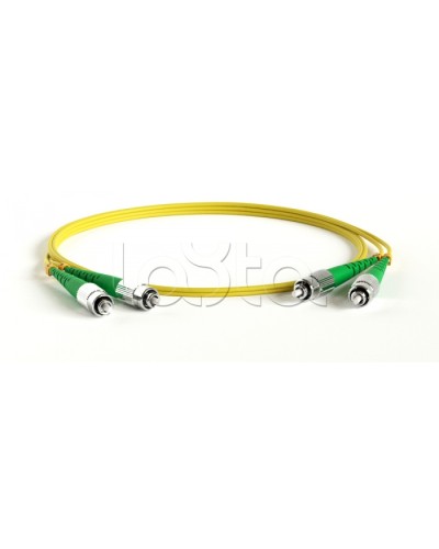 Патч-корд волоконно-оптический Hyperline FC-D2-9-FC/AR-LC/AR-H-1M-LSZH-YL в Королеве Патч-корды оптические Pintop.ru