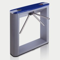 Турникет тумбовый электромеханический с планками антипаника, синей крышкой PERCo-TTD-03.1S (планки антипаника, синяя крышка)