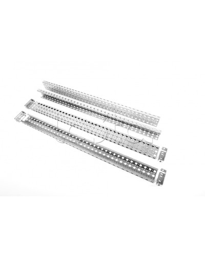 Шина монтажная 23х73 с держателем для шкафов EMS высота/ширина/глубина 1800 мм Elbox EMS-RM-73.23.1800 в Королеве Аксессуары для стоек и шкафов Pintop.ru