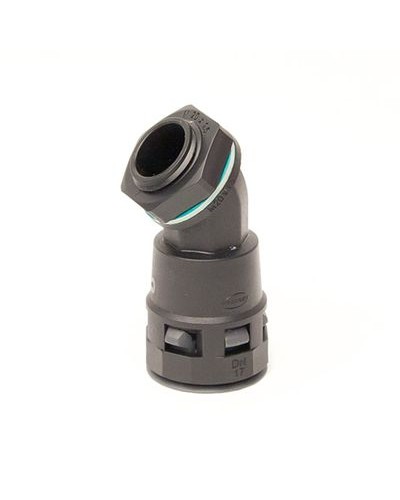 Монтажный комплект муфта 45 грд. труба-коробка DN 48 мм, М50х1,5, полиамид, цвет черный DKC PACL48M50N в Королеве Крепеж: Дюбели, шурупы, саморезы Pintop.ru