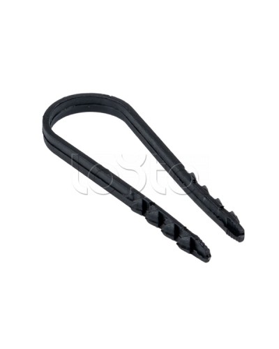 Дюбель-хомут для круглого кабеля (19-25мм) черный (50шт.) EKF PROxima (plc-ncs50-19x25b) в Королеве Крепеж: Дюбели, шурупы, саморезы Pintop.ru