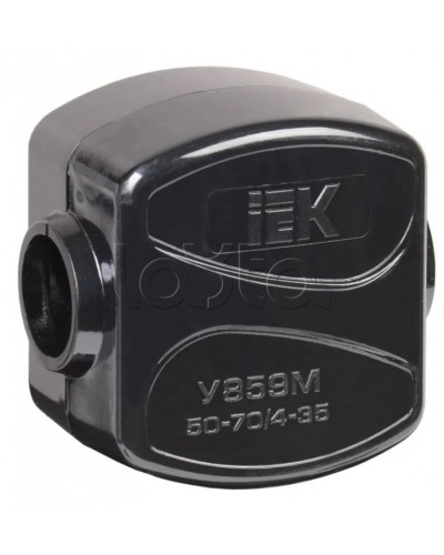 Зажим кабельный ответвительный У-859М (50-70/4-35мм2) IP20 IEK (UKZ-ZO-859M) в Королеве Клеммные колодки Pintop.ru