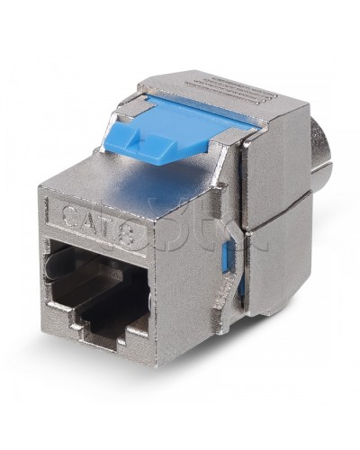 Вставка Keystone Jack RJ-45(8P8C) Cabeus KJ-RJ45-Cat.8-SH-180-Toolless в Королеве Модули Keystone Pintop.ru
