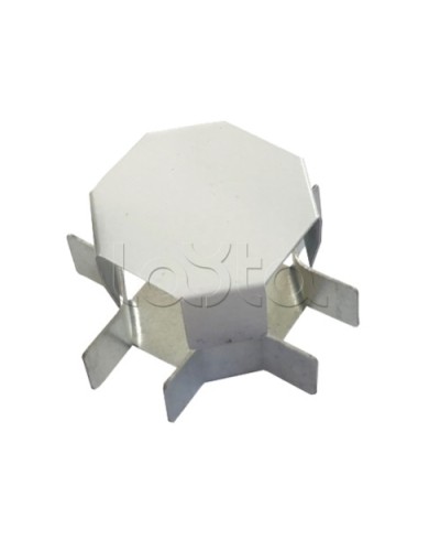 Соединитель ККМО Гефест Соединитель ККМО Угол 15 Х-образный металлический в Королеве Аксессуары для лотков Pintop.ru