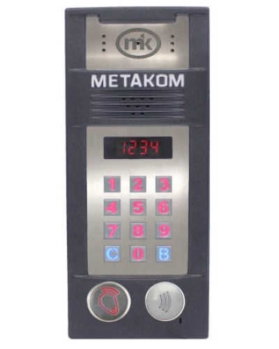 Многоабонентый антивандальный блок вызова со встроенной видеокамерой Метаком MК2018-RFMFСV в Королеве Блоки вызова многоабонентные Pintop.ru