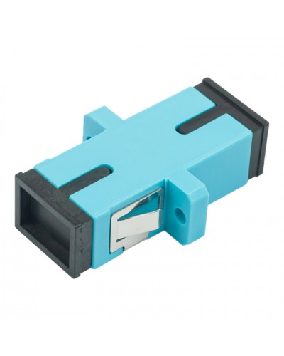 Адаптер оптический проходной SC-SC, OM3, симплекс (simplex), бирюзовый Datarex DR-540023 в Королеве Коммутационные изделия Pintop.ru
