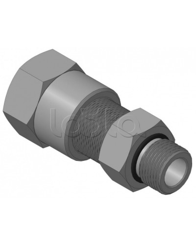 Кабельный ввод с резьбой G1/2 мм для прокладки кабеля в металлорукаве РЗ-ЦП-15, с уплотнением кабеля и проходным диаметром кабеля d=6-10 мм Спектрон КВМ-15/10-М-G1/2 в Королеве Аксессуары для кабель-канала Pintop.ru